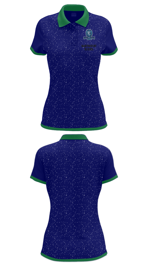 Women's Short Sleeve Performance Polo, Marymount School, Spirit Store, Teamtime, Team time, sublimation, custom sports apparel, team uniforms, spirit wear, spiritwear, sports uniforms, custom shirts, team store, custom team store, fundraiser sports, apparel fundraiser