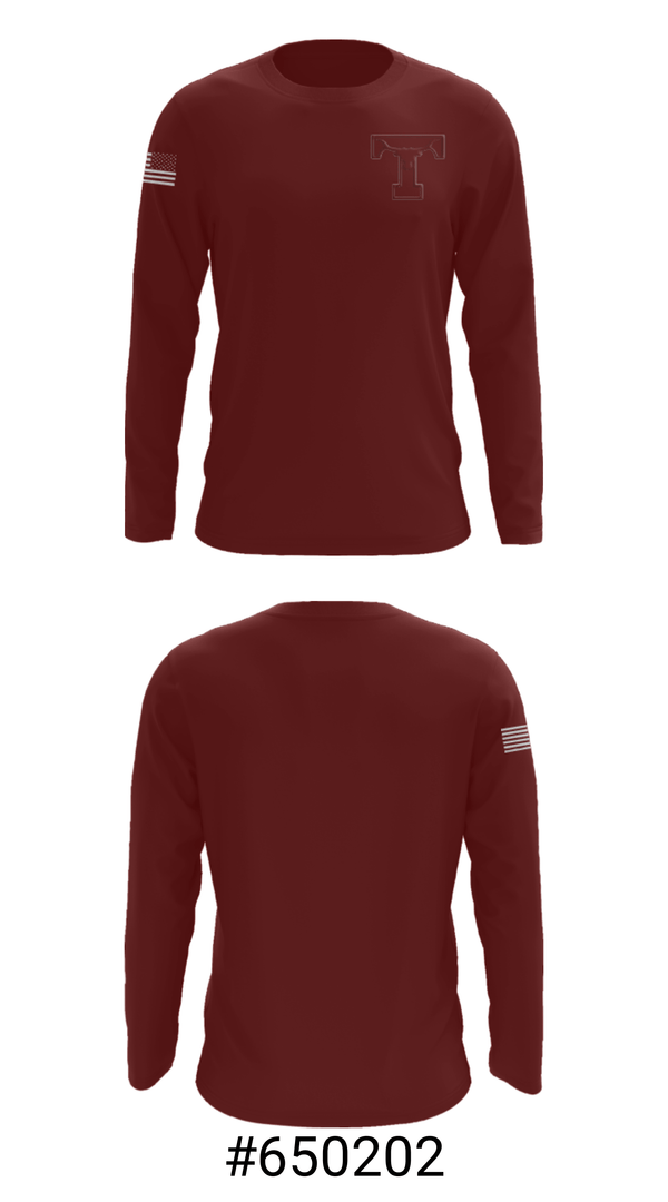 Long Sleeve Performance Shirt, Tarkington High School Basketball, Women's Basketball, Teamtime, Team time, sublimation, custom sports apparel, team uniforms, spirit wear, spiritwear, sports uniforms, custom shirts, team store, custom team store, fundraiser sports, apparel fundraiser