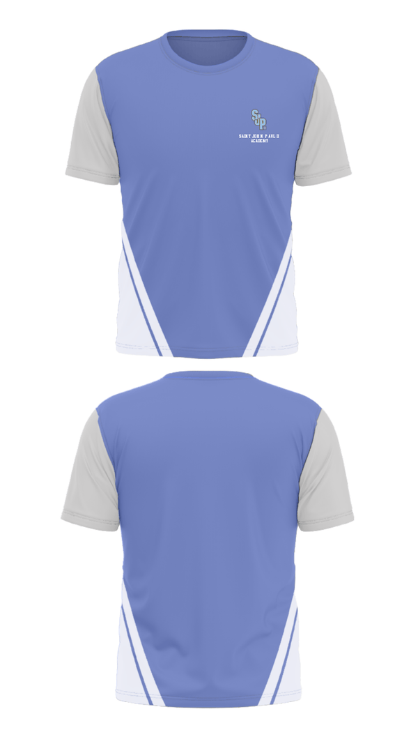 Short Sleeve Performance Shirt, Saint John Paul II Academy, Spirit Store, Teamtime, Team time, sublimation, custom sports apparel, team uniforms, spirit wear, spiritwear, sports uniforms, custom shirts, team store, custom team store, fundraiser sports, apparel fundraiser
