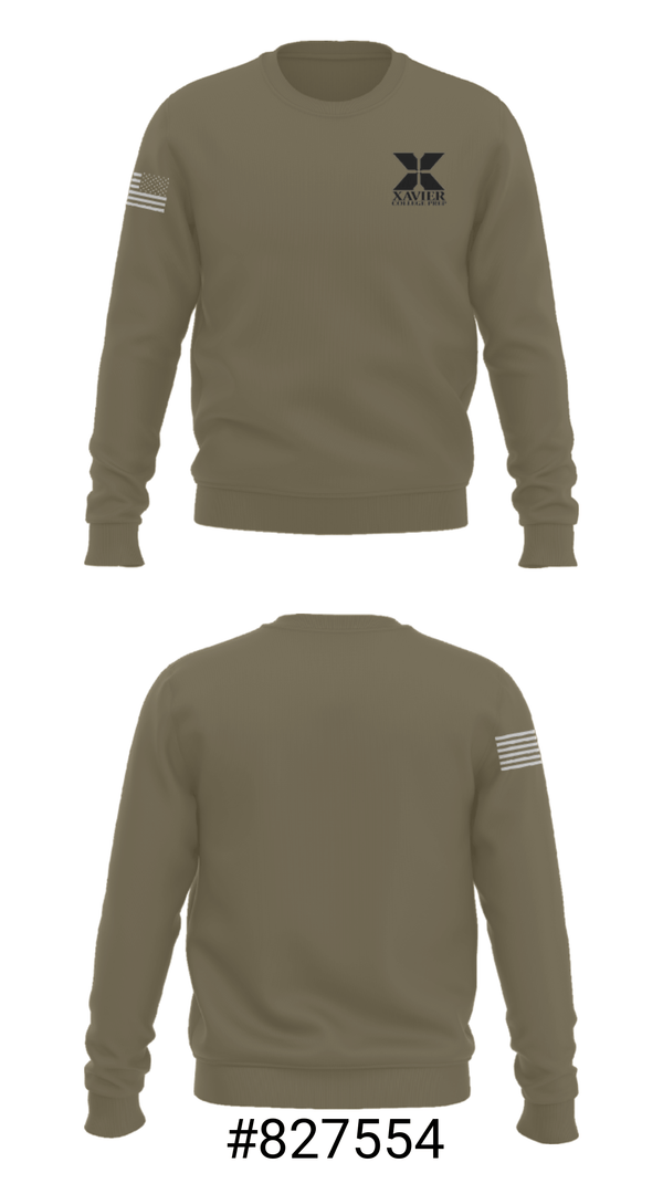 Crew Neck Sweatshirt, Xavier College Prep High School Wrestling, Wrestling, Teamtime, Team time, sublimation, custom sports apparel, team uniforms, spirit wear, spiritwear, sports uniforms, custom shirts, team store, custom team store, fundraiser sports, apparel fundraiser