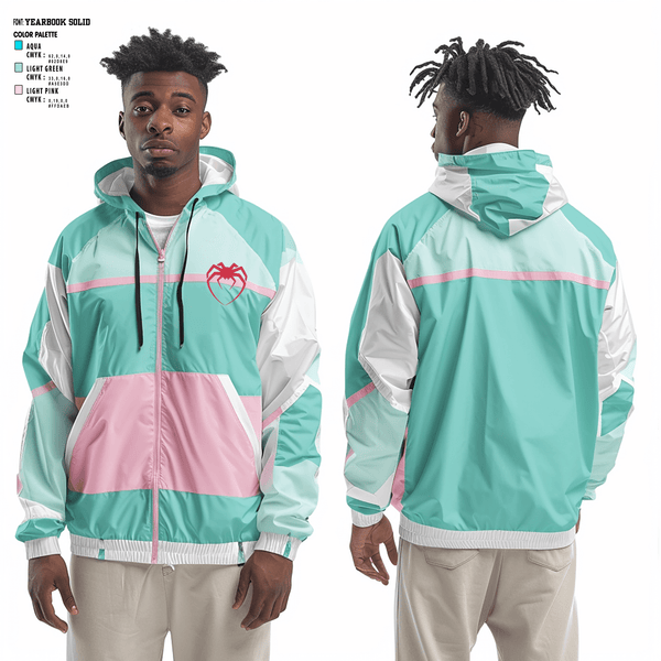 Windbreaker, California Spiders, Men's Basketball, Teamtime, Team time, sublimation, custom sports apparel, team uniforms, spirit wear, spiritwear, sports uniforms, custom shirts, team store, custom team store, fundraiser sports, apparel fundraiser