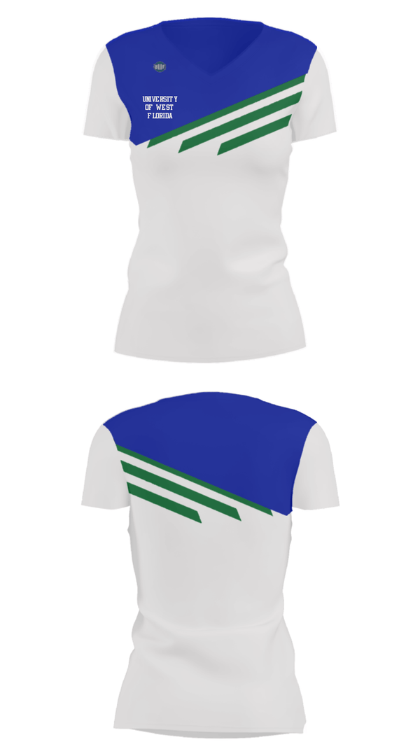 Women's Short Sleeve Vneck Shirt, University Of West Florida, Men's Basketball, Teamtime, Team time, sublimation, custom sports apparel, team uniforms, spirit wear, spiritwear, sports uniforms, custom shirts, team store, custom team store, fundraiser sports, apparel fundraiser