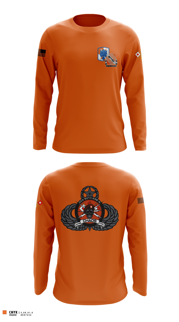Long Sleeve Performance Shirt, 50th ESB-E, C. Co., Army, Teamtime, Team time, sublimation, custom sports apparel, team uniforms, spirit wear, spiritwear, sports uniforms, custom shirts, team store, custom team store, fundraiser sports, apparel fundraiser