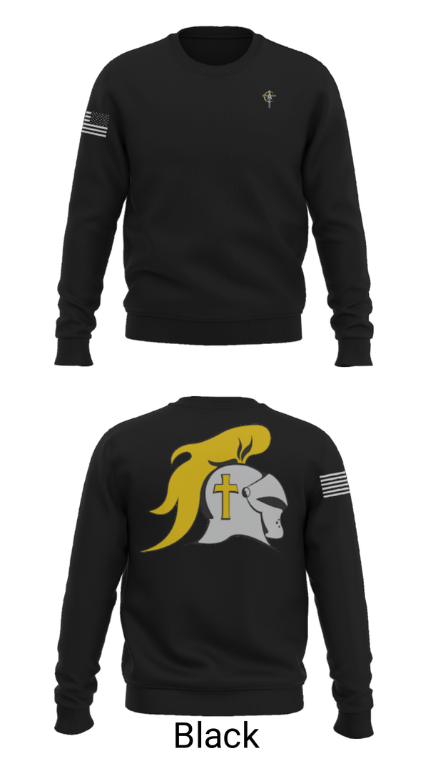 Crew Neck Sweatshirt, Christian Academy of Indiana, Spirit Store, Teamtime, Team time, sublimation, custom sports apparel, team uniforms, spirit wear, spiritwear, sports uniforms, custom shirts, team store, custom team store, fundraiser sports, apparel fundraiser