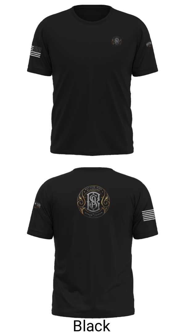 Short Sleeve Performance Shirt, Bottom Side Plumbing and other things, , Teamtime, Team time, sublimation, custom sports apparel, team uniforms, spirit wear, spiritwear, sports uniforms, custom shirts, team store, custom team store, fundraiser sports, apparel fundraiser
