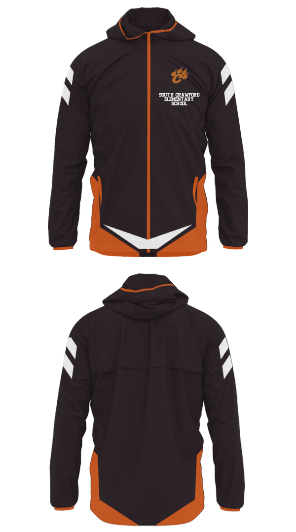 Windbreaker, South Crawford Elementary School, Spirit Store, Teamtime, Team time, sublimation, custom sports apparel, team uniforms, spirit wear, spiritwear, sports uniforms, custom shirts, team store, custom team store, fundraiser sports, apparel fundraiser