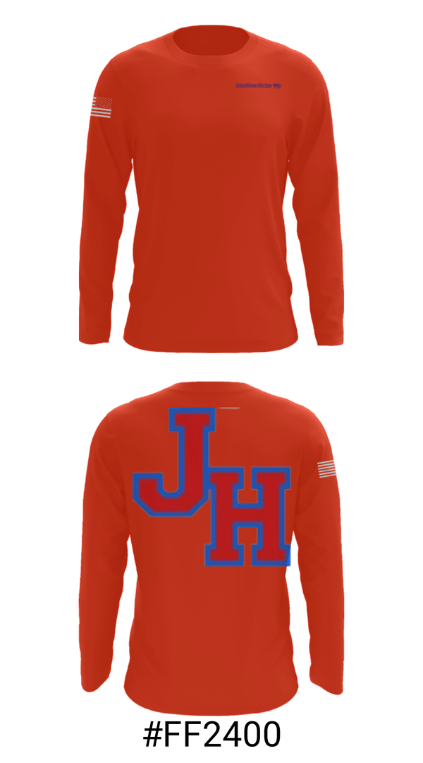 Long Sleeve Performance Shirt, Jonesboro-Hodge High School Basketball, Women's Basketball, Teamtime, Team time, sublimation, custom sports apparel, team uniforms, spirit wear, spiritwear, sports uniforms, custom shirts, team store, custom team store, fundraiser sports, apparel fundraiser