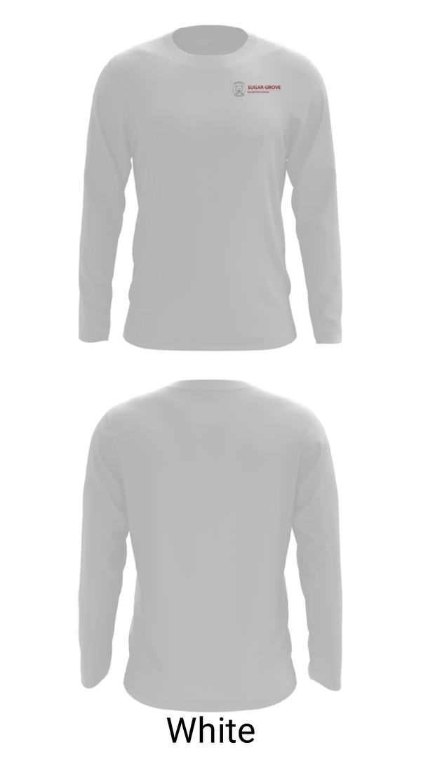 Long Sleeve Performance Shirt, Sugar Grove Elementary School, Spirit Store, Teamtime, Team time, sublimation, custom sports apparel, team uniforms, spirit wear, spiritwear, sports uniforms, custom shirts, team store, custom team store, fundraiser sports, apparel fundraiser