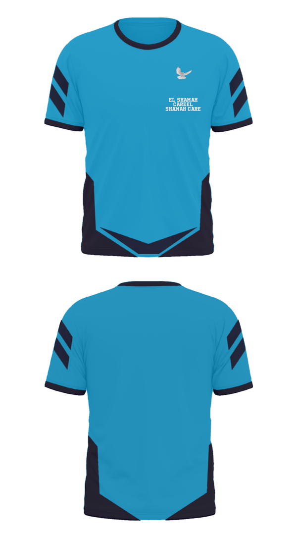 Short Sleeve Performance Polo, EL SHAMAH CAREEL SHAMAH CARE, , Teamtime, Team time, sublimation, custom sports apparel, team uniforms, spirit wear, spiritwear, sports uniforms, custom shirts, team store, custom team store, fundraiser sports, apparel fundraiser