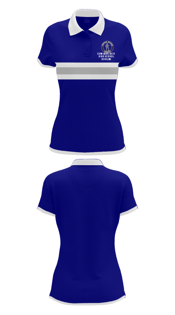 Short Sleeve Performance Polo, Conrad Weiser High School Bowling, Bowling, Teamtime, Team time, sublimation, custom sports apparel, team uniforms, spirit wear, spiritwear, sports uniforms, custom shirts, team store, custom team store, fundraiser sports, apparel fundraiser