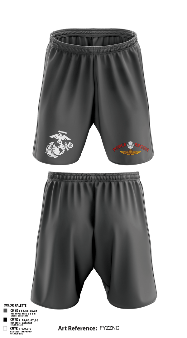 Athletic Shorts With Pockets, B Co. 3rd Recon Bn Force Reconnaissance3rd Recon Co.3rd ReconnaissanceRecon, Marines, Teamtime, Team time, sublimation, custom sports apparel, team uniforms, spirit wear, spiritwear, sports uniforms, custom shirts, team store, custom team store, fundraiser sports, apparel fundraiser
