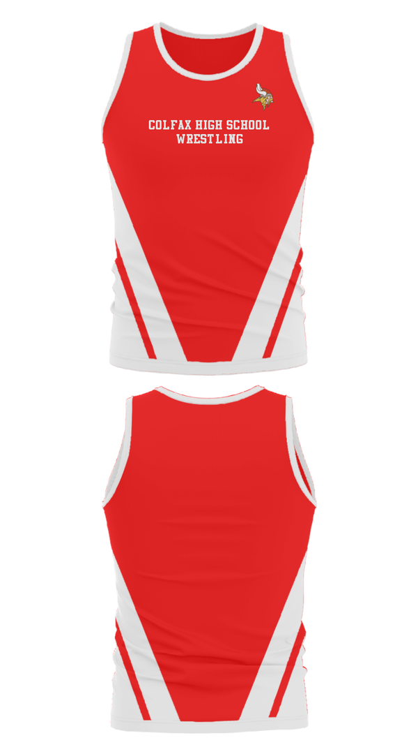 Tank Top, Colfax High School Wrestling, Wrestling, Teamtime, Team time, sublimation, custom sports apparel, team uniforms, spirit wear, spiritwear, sports uniforms, custom shirts, team store, custom team store, fundraiser sports, apparel fundraiser