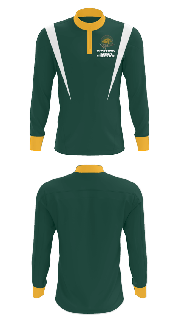Quarter Zip Jacket, Southeastern Randolph Middle School, Spirit Store, Teamtime, Team time, sublimation, custom sports apparel, team uniforms, spirit wear, spiritwear, sports uniforms, custom shirts, team store, custom team store, fundraiser sports, apparel fundraiser