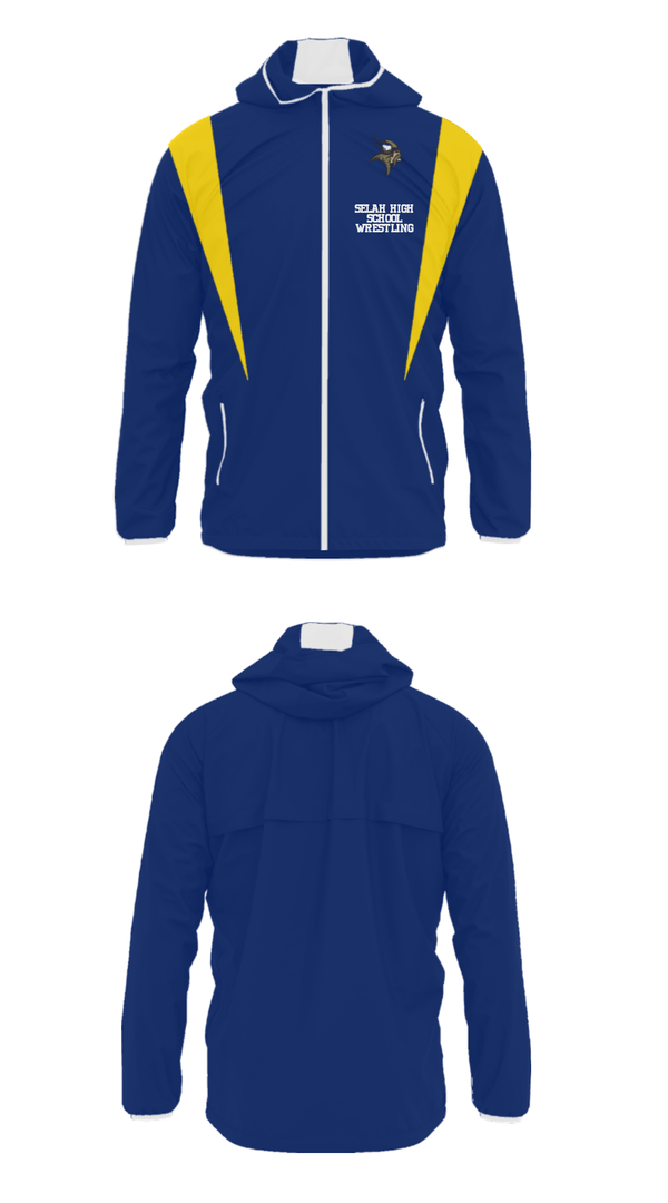Windbreaker, Selah High School Wrestling, Wrestling, Teamtime, Team time, sublimation, custom sports apparel, team uniforms, spirit wear, spiritwear, sports uniforms, custom shirts, team store, custom team store, fundraiser sports, apparel fundraiser