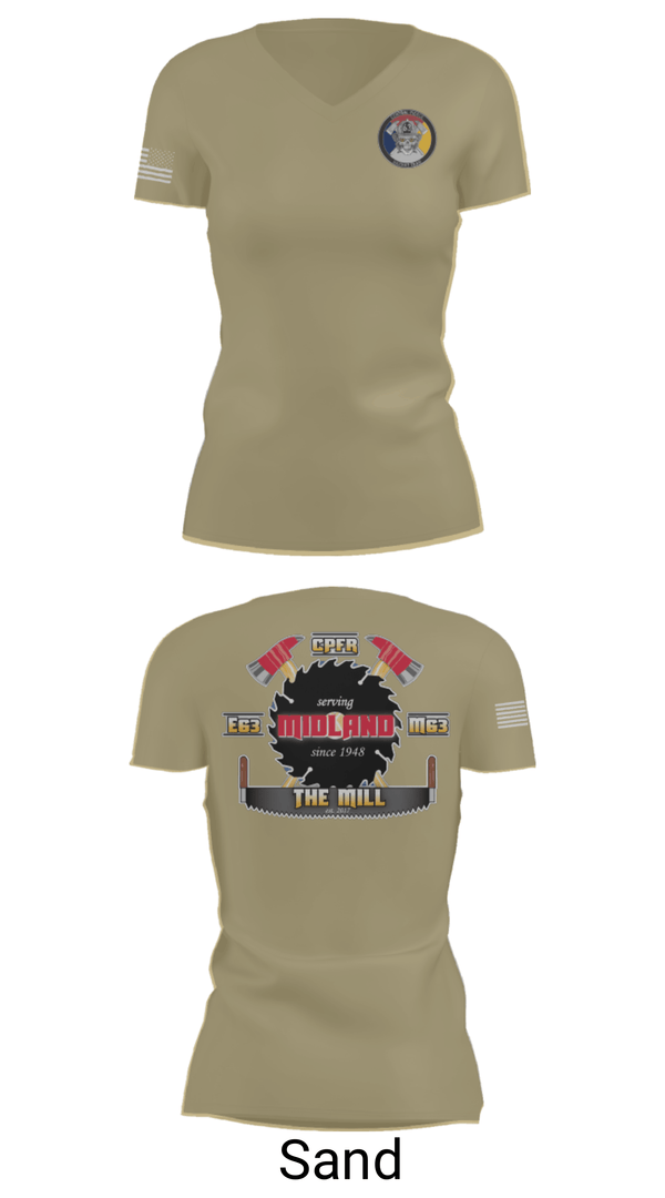 Women's Short Sleeve Vneck Shirt, Hazmat 63 C, Fire Department, Teamtime, Team time, sublimation, custom sports apparel, team uniforms, spirit wear, spiritwear, sports uniforms, custom shirts, team store, custom team store, fundraiser sports, apparel fundraiser