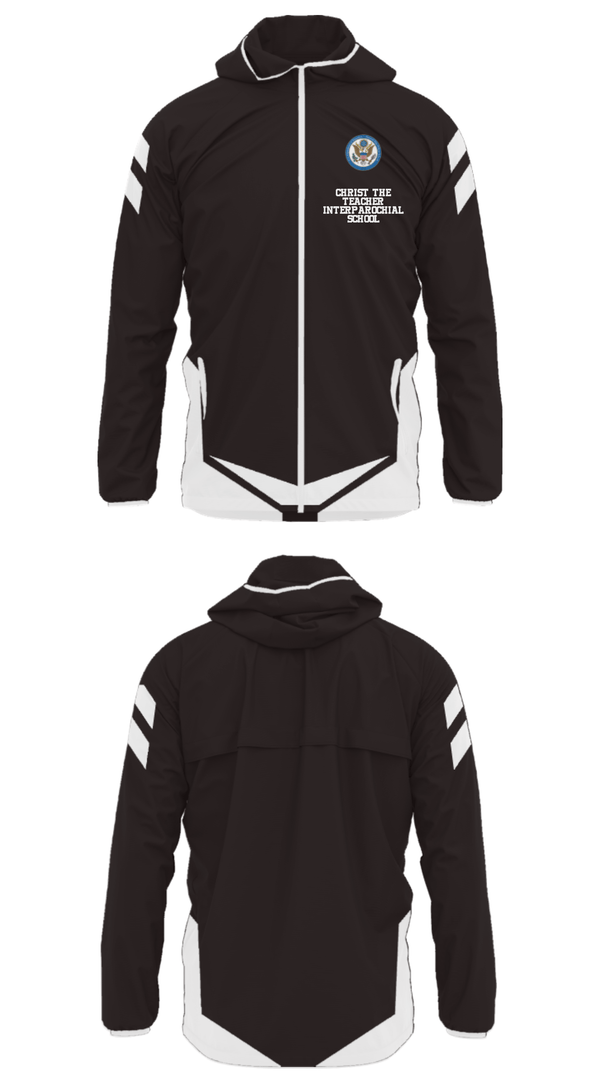Windbreaker, Christ The Teacher Interparochial School, Spirit Store, Teamtime, Team time, sublimation, custom sports apparel, team uniforms, spirit wear, spiritwear, sports uniforms, custom shirts, team store, custom team store, fundraiser sports, apparel fundraiser