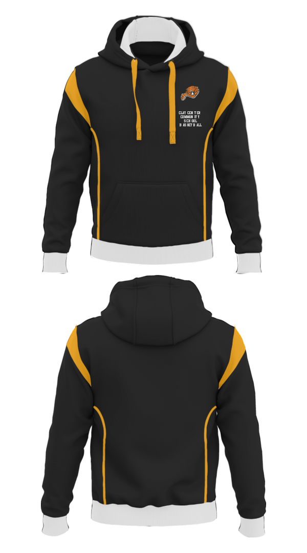 Hoodie, Clay Center Community School Basketball, Women's Basketball, Teamtime, Team time, sublimation, custom sports apparel, team uniforms, spirit wear, spiritwear, sports uniforms, custom shirts, team store, custom team store, fundraiser sports, apparel fundraiser