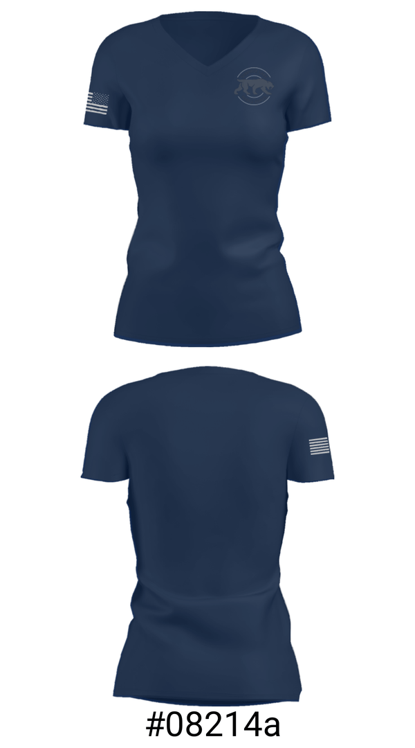 Women's Short Sleeve Vneck Shirt, Surprise Lake Middle School Wrestling, Wrestling, Teamtime, Team time, sublimation, custom sports apparel, team uniforms, spirit wear, spiritwear, sports uniforms, custom shirts, team store, custom team store, fundraiser sports, apparel fundraiser