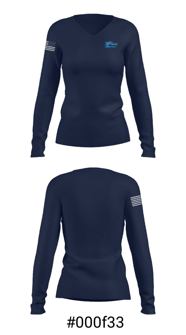 Women's Long Sleeve Vneck Shirt, Engineers, Baseball, Teamtime, Team time, sublimation, custom sports apparel, team uniforms, spirit wear, spiritwear, sports uniforms, custom shirts, team store, custom team store, fundraiser sports, apparel fundraiser