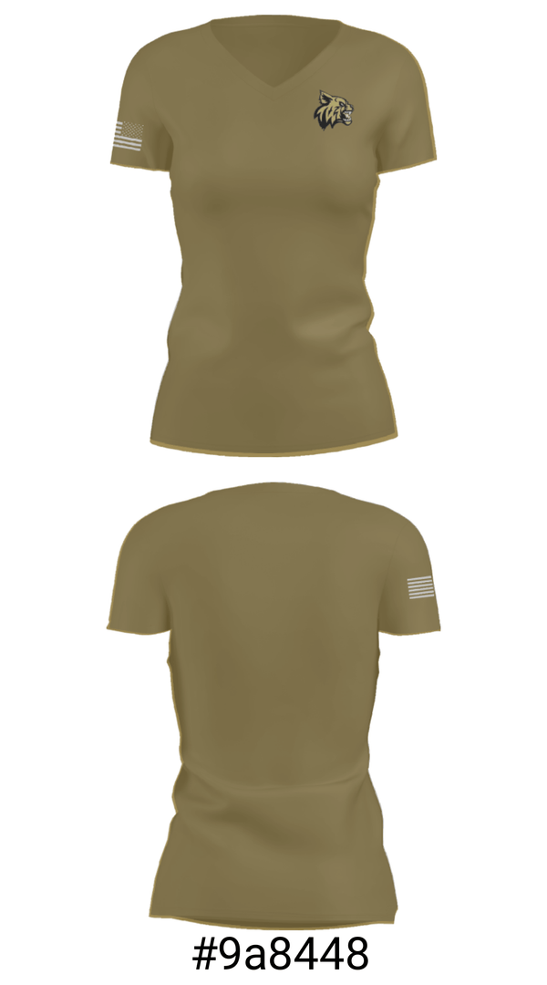 Women's Short Sleeve Vneck Shirt, Blacksburg High School Basketball, Women's Basketball, Teamtime, Team time, sublimation, custom sports apparel, team uniforms, spirit wear, spiritwear, sports uniforms, custom shirts, team store, custom team store, fundraiser sports, apparel fundraiser