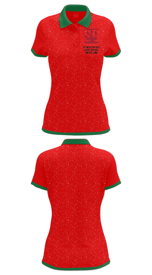 Women's Short Sleeve Performance Polo, Sturgeon Bay High School Wrestling, Wrestling, Teamtime, Team time, sublimation, custom sports apparel, team uniforms, spirit wear, spiritwear, sports uniforms, custom shirts, team store, custom team store, fundraiser sports, apparel fundraiser