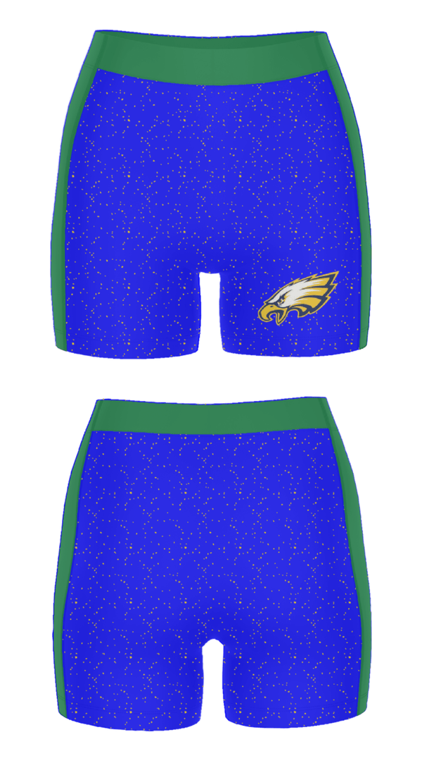 Women's Compression Shorts, West Babylon High School Gymnastics, Spirit Store, Teamtime, Team time, sublimation, custom sports apparel, team uniforms, spirit wear, spiritwear, sports uniforms, custom shirts, team store, custom team store, fundraiser sports, apparel fundraiser