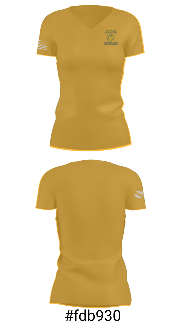Women's Short Sleeve Vneck Shirt, Ilwaco High School Wrestling, Wrestling, Teamtime, Team time, sublimation, custom sports apparel, team uniforms, spirit wear, spiritwear, sports uniforms, custom shirts, team store, custom team store, fundraiser sports, apparel fundraiser
