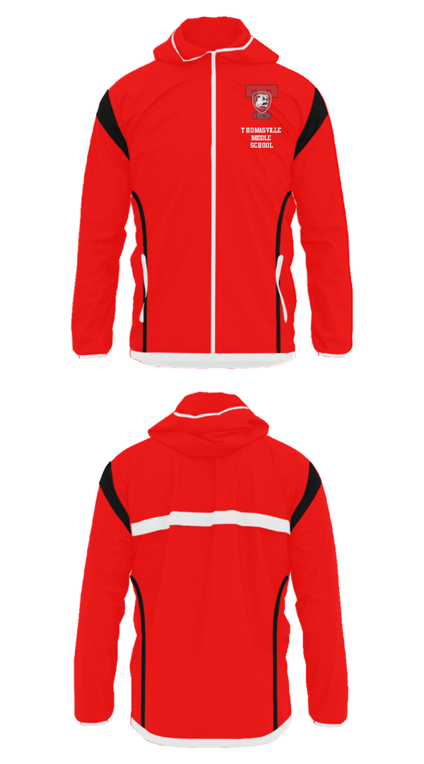 Windbreaker, Thomasville Middle School, Spirit Store, Teamtime, Team time, sublimation, custom sports apparel, team uniforms, spirit wear, spiritwear, sports uniforms, custom shirts, team store, custom team store, fundraiser sports, apparel fundraiser