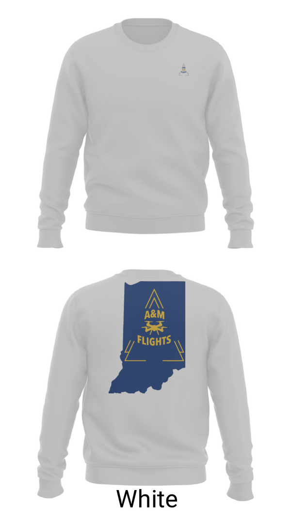 Crew Neck Sweatshirt, A&M FLIGHTS, , Teamtime, Team time, sublimation, custom sports apparel, team uniforms, spirit wear, spiritwear, sports uniforms, custom shirts, team store, custom team store, fundraiser sports, apparel fundraiser