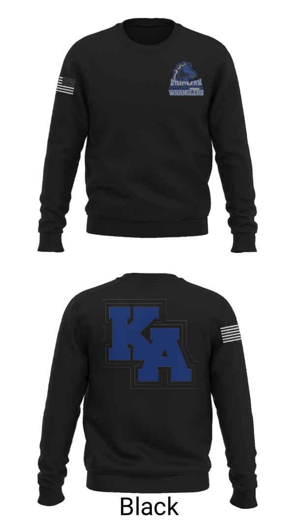 Crew Neck Sweatshirt, Kingman Academy Of Learning - Intermediate School, Spirit Store, Teamtime, Team time, sublimation, custom sports apparel, team uniforms, spirit wear, spiritwear, sports uniforms, custom shirts, team store, custom team store, fundraiser sports, apparel fundraiser