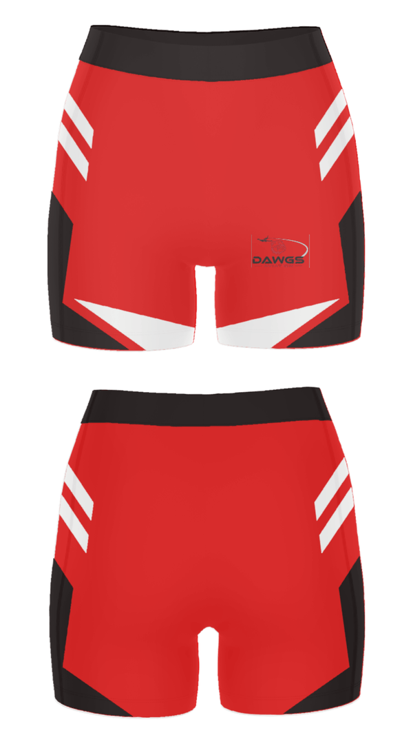 Women's Compression Shorts, Dawgs Aviation, , Teamtime, Team time, sublimation, custom sports apparel, team uniforms, spirit wear, spiritwear, sports uniforms, custom shirts, team store, custom team store, fundraiser sports, apparel fundraiser