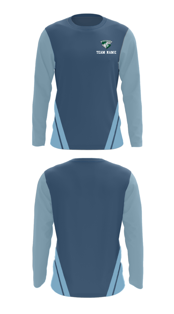 Long Sleeve Performance Shirt, Franklin High School Ice hockey, Ice Hockey, Teamtime, Team time, sublimation, custom sports apparel, team uniforms, spirit wear, spiritwear, sports uniforms, custom shirts, team store, custom team store, fundraiser sports, apparel fundraiser