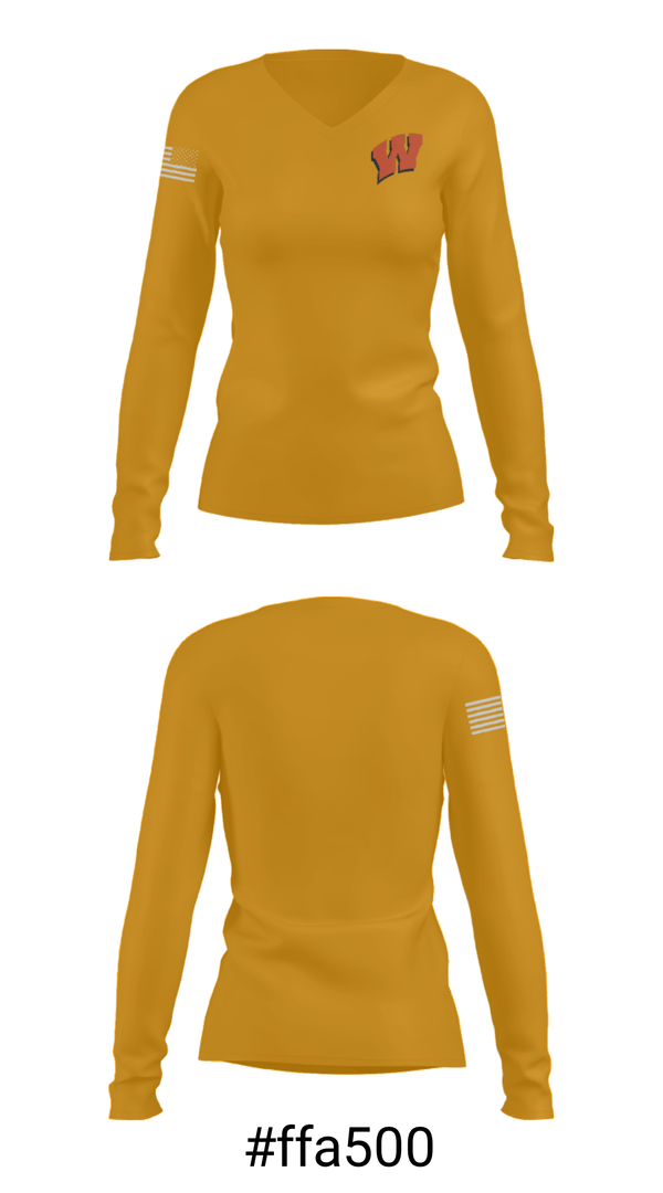 Women's Long Sleeve Vneck Shirt, Warren High School Basketball, Women's Basketball, Teamtime, Team time, sublimation, custom sports apparel, team uniforms, spirit wear, spiritwear, sports uniforms, custom shirts, team store, custom team store, fundraiser sports, apparel fundraiser