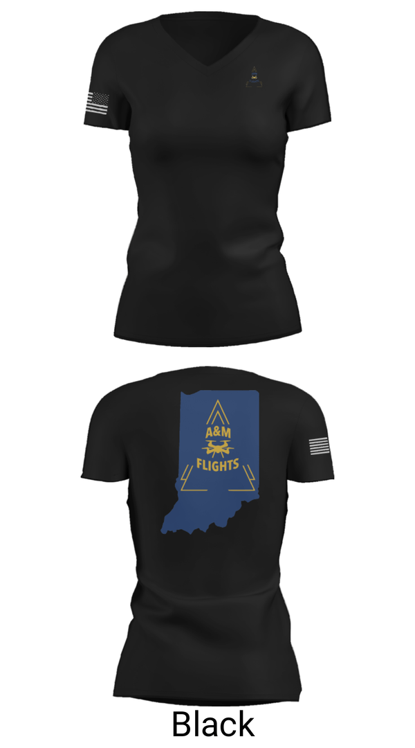 Women's Short Sleeve Vneck Shirt, A&M FLIGHTS, , Teamtime, Team time, sublimation, custom sports apparel, team uniforms, spirit wear, spiritwear, sports uniforms, custom shirts, team store, custom team store, fundraiser sports, apparel fundraiser