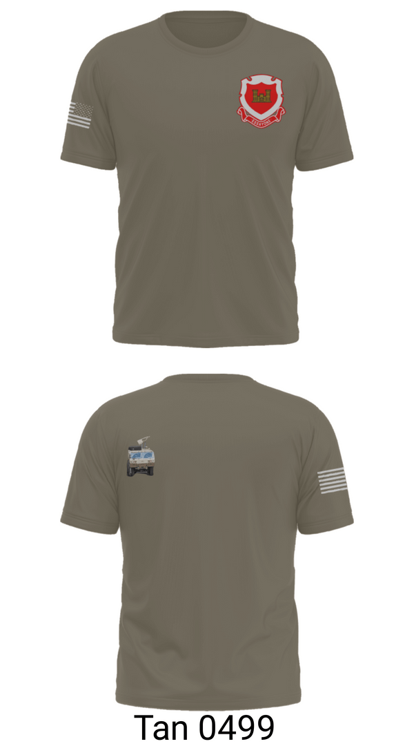 Short Sleeve Performance Shirt, 185th Engineer Support Company, , Teamtime, Team time, sublimation, custom sports apparel, team uniforms, spirit wear, spiritwear, sports uniforms, custom shirts, team store, custom team store, fundraiser sports, apparel fundraiser
