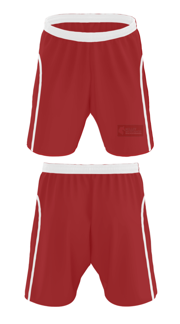 Athletic Shorts With Pockets, Millet Learning Center, Spirit Store, Teamtime, Team time, sublimation, custom sports apparel, team uniforms, spirit wear, spiritwear, sports uniforms, custom shirts, team store, custom team store, fundraiser sports, apparel fundraiser