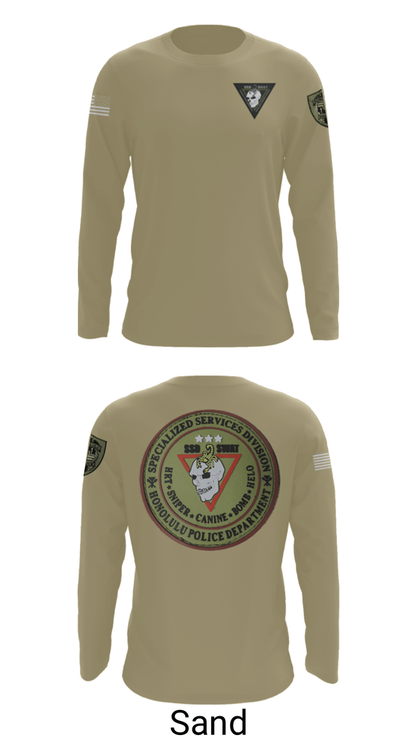 Long Sleeve Performance Shirt, SSD, Police, Teamtime, Team time, sublimation, custom sports apparel, team uniforms, spirit wear, spiritwear, sports uniforms, custom shirts, team store, custom team store, fundraiser sports, apparel fundraiser