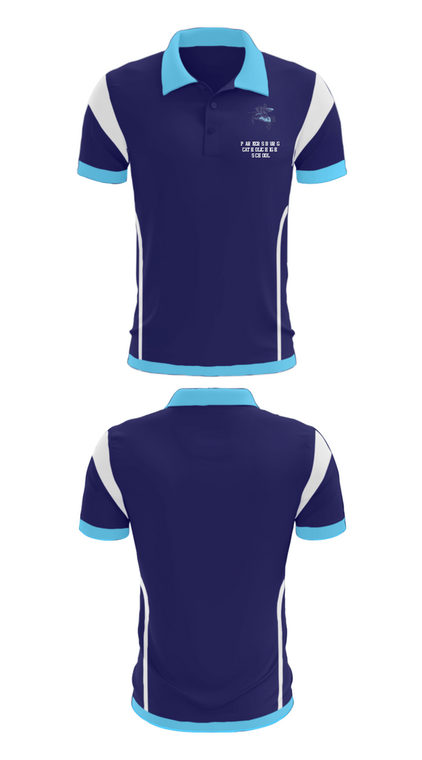 Short Sleeve Performance Polo, Parkersburg Catholic High School, Spirit Store, Teamtime, Team time, sublimation, custom sports apparel, team uniforms, spirit wear, spiritwear, sports uniforms, custom shirts, team store, custom team store, fundraiser sports, apparel fundraiser