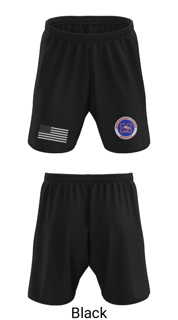 Athletic Shorts With Pockets, Montgomery County High School Basketball, Men's Basketball, Teamtime, Team time, sublimation, custom sports apparel, team uniforms, spirit wear, spiritwear, sports uniforms, custom shirts, team store, custom team store, fundraiser sports, apparel fundraiser