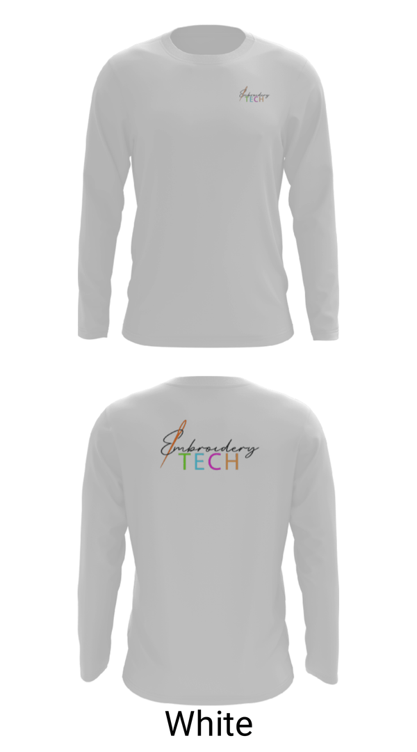 Long Sleeve Performance Shirt, Embroidery Tech, , Teamtime, Team time, sublimation, custom sports apparel, team uniforms, spirit wear, spiritwear, sports uniforms, custom shirts, team store, custom team store, fundraiser sports, apparel fundraiser