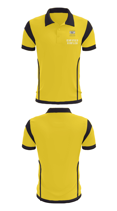 Short Sleeve Performance Polo, Certified HustlerCertified Hustler, , Teamtime, Team time, sublimation, custom sports apparel, team uniforms, spirit wear, spiritwear, sports uniforms, custom shirts, team store, custom team store, fundraiser sports, apparel fundraiser