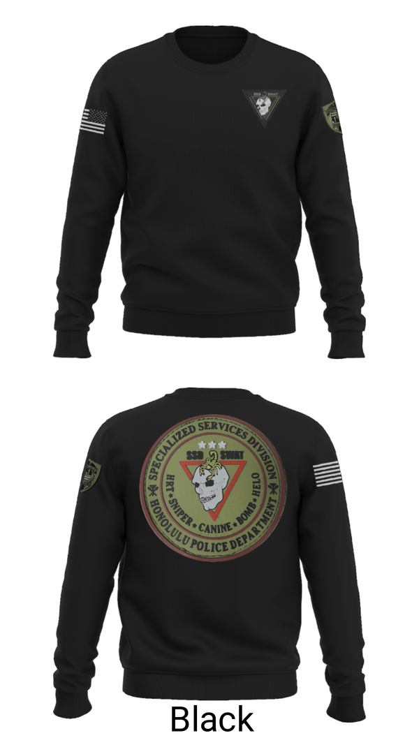 Crew Neck Sweatshirt, SSD, Police, Teamtime, Team time, sublimation, custom sports apparel, team uniforms, spirit wear, spiritwear, sports uniforms, custom shirts, team store, custom team store, fundraiser sports, apparel fundraiser