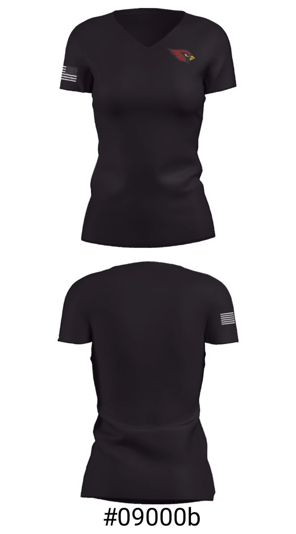 Women's Short Sleeve Vneck Shirt, Orchard View High School Basketball, Men's Basketball, Teamtime, Team time, sublimation, custom sports apparel, team uniforms, spirit wear, spiritwear, sports uniforms, custom shirts, team store, custom team store, fundraiser sports, apparel fundraiser