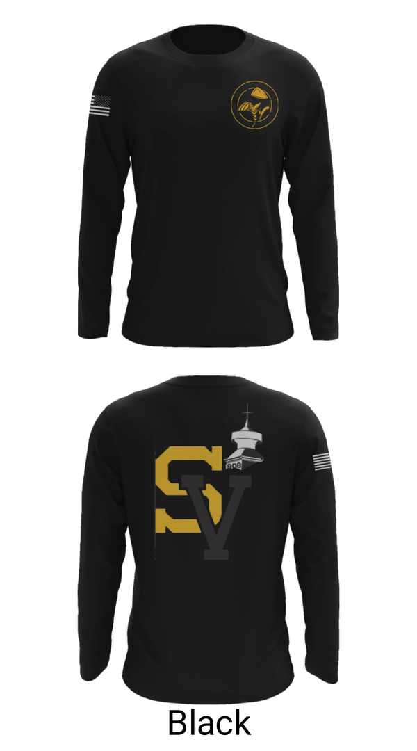 Long Sleeve Performance Shirt, Smith Vocational and Agricultural High School Basketball, Women's Basketball, Teamtime, Team time, sublimation, custom sports apparel, team uniforms, spirit wear, spiritwear, sports uniforms, custom shirts, team store, custom team store, fundraiser sports, apparel fundraiser