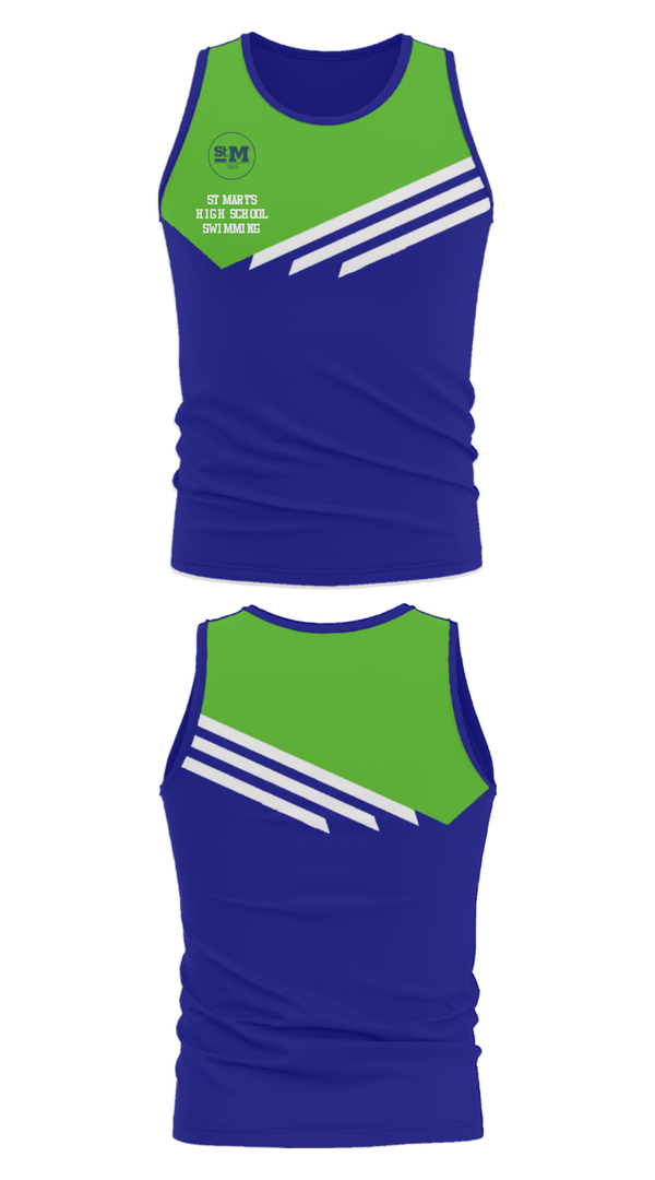Tank Top, St Mary's High School Swimming, Swimming, Teamtime, Team time, sublimation, custom sports apparel, team uniforms, spirit wear, spiritwear, sports uniforms, custom shirts, team store, custom team store, fundraiser sports, apparel fundraiser