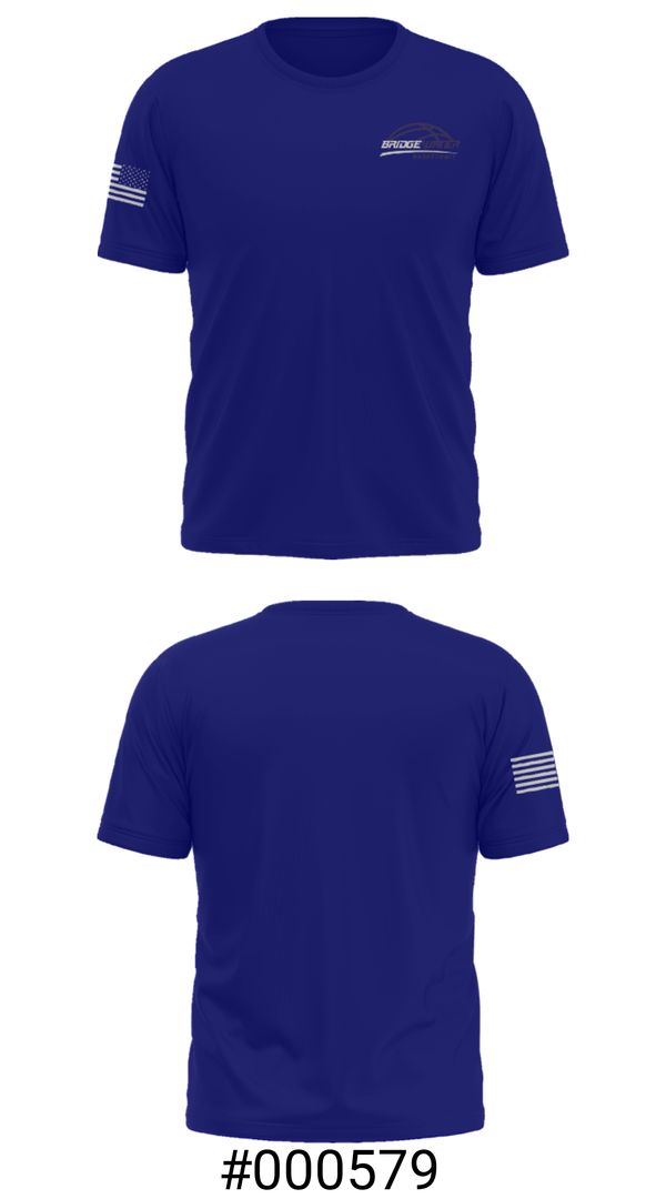 Short Sleeve Performance Shirt, Bridgewater Youth Basketball, Men's Basketball, Teamtime, Team time, sublimation, custom sports apparel, team uniforms, spirit wear, spiritwear, sports uniforms, custom shirts, team store, custom team store, fundraiser sports, apparel fundraiser