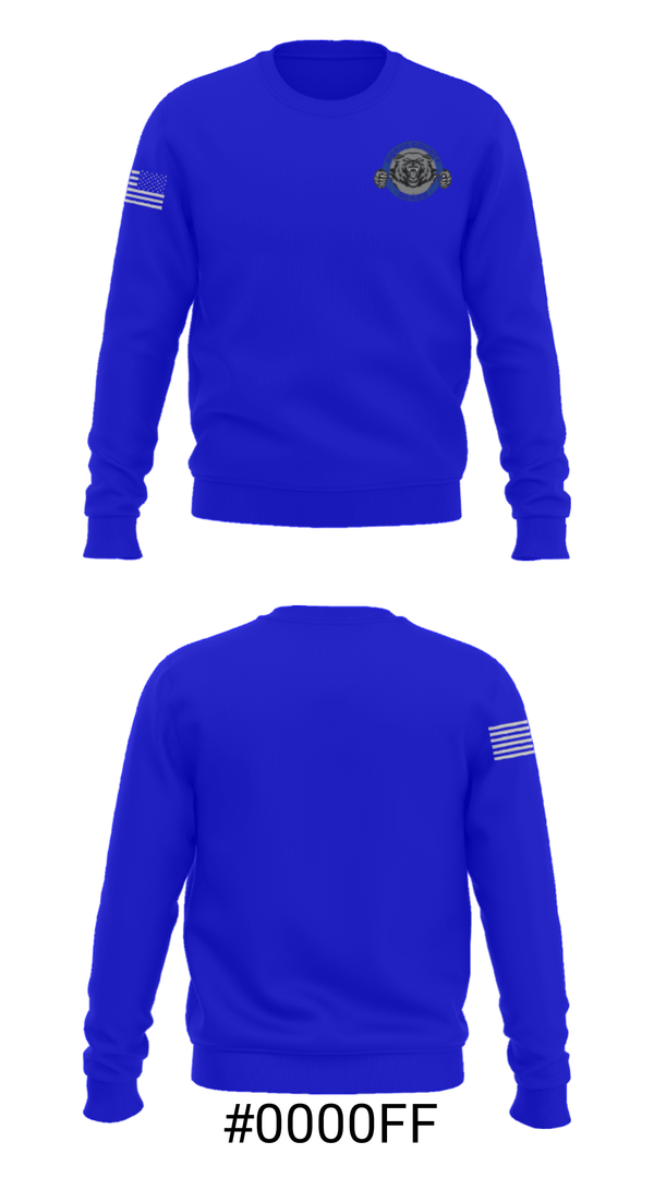 Crew Neck Sweatshirt, Pierce County Middle School, Spirit Store, Teamtime, Team time, sublimation, custom sports apparel, team uniforms, spirit wear, spiritwear, sports uniforms, custom shirts, team store, custom team store, fundraiser sports, apparel fundraiser