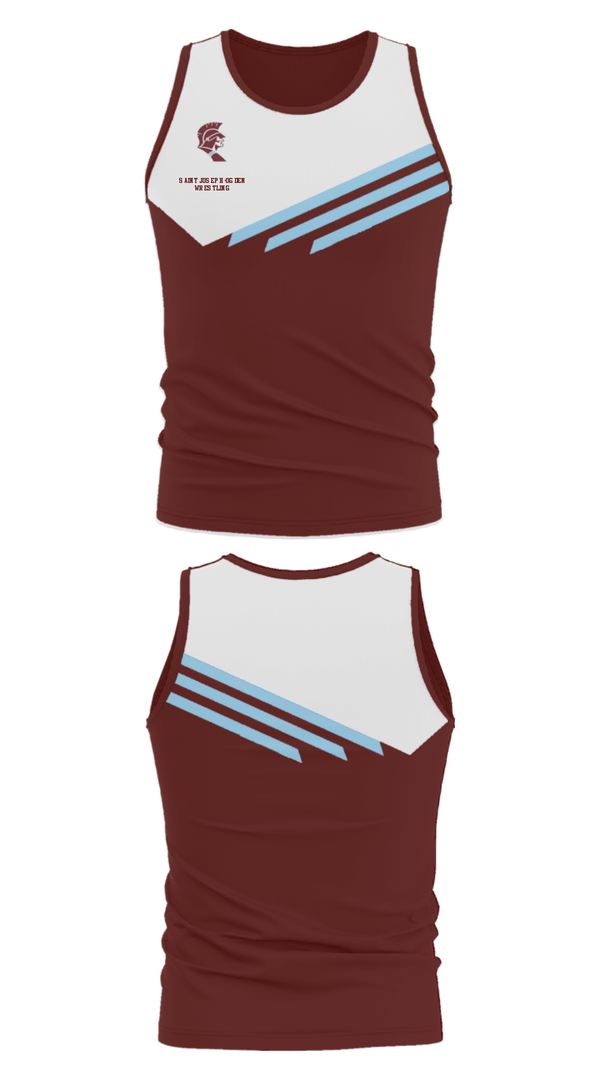 Tank Top, Saint Joseph-Ogden High School Wrestling, Wrestling, Teamtime, Team time, sublimation, custom sports apparel, team uniforms, spirit wear, spiritwear, sports uniforms, custom shirts, team store, custom team store, fundraiser sports, apparel fundraiser