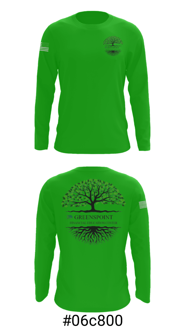 Long Sleeve Performance Shirt, Greens point financial center, , Teamtime, Team time, sublimation, custom sports apparel, team uniforms, spirit wear, spiritwear, sports uniforms, custom shirts, team store, custom team store, fundraiser sports, apparel fundraiser