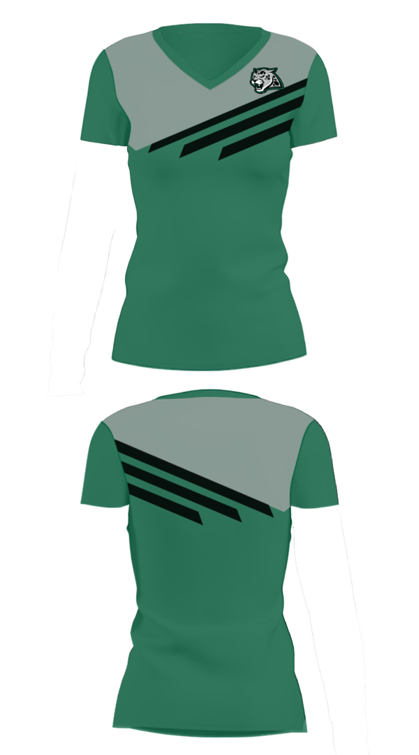 Women's Short Sleeve Vneck Shirt, Emerald Ridge High School Swimming, Swimming, Teamtime, Team time, sublimation, custom sports apparel, team uniforms, spirit wear, spiritwear, sports uniforms, custom shirts, team store, custom team store, fundraiser sports, apparel fundraiser